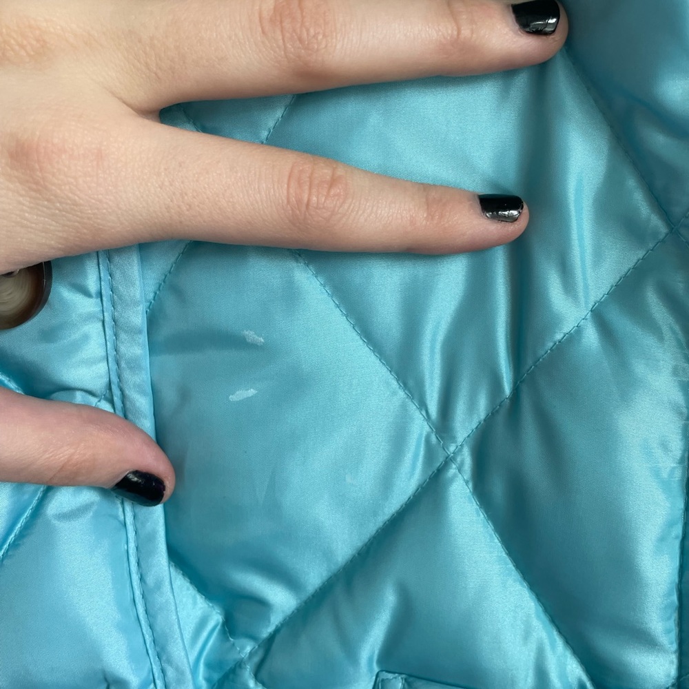 Turquoise Bubble Vest - image 4